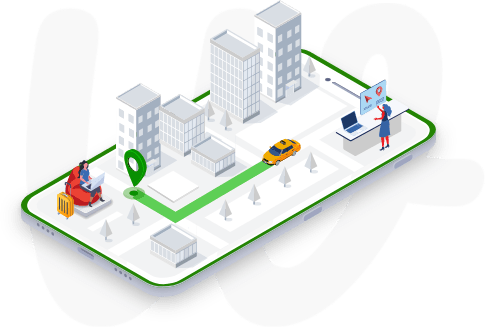 Taxi dispatch software Workflow model