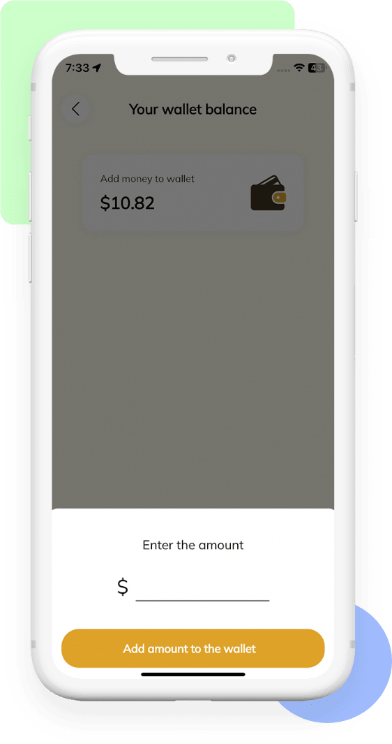 In-app wallet