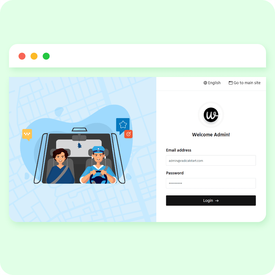 Admin panel demo
