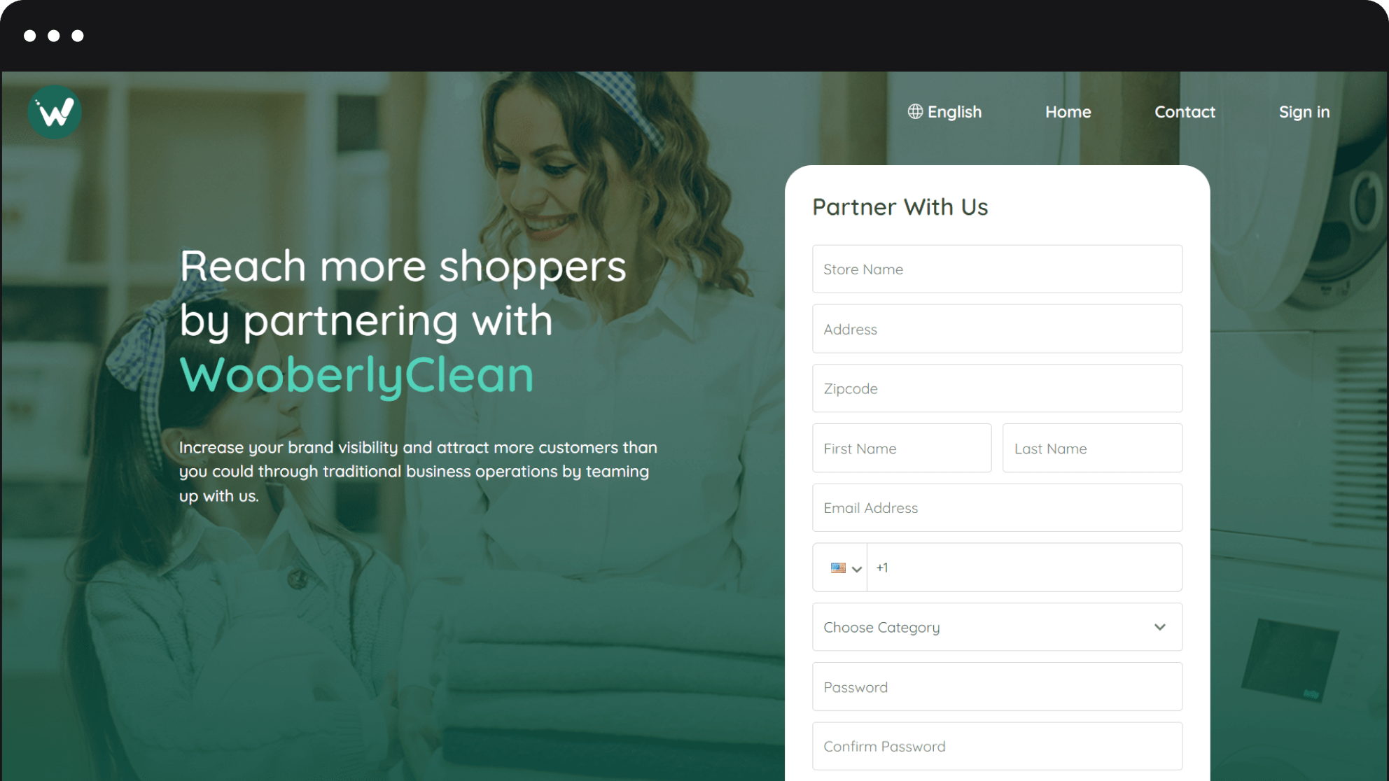 WooberlyClean - Store panel