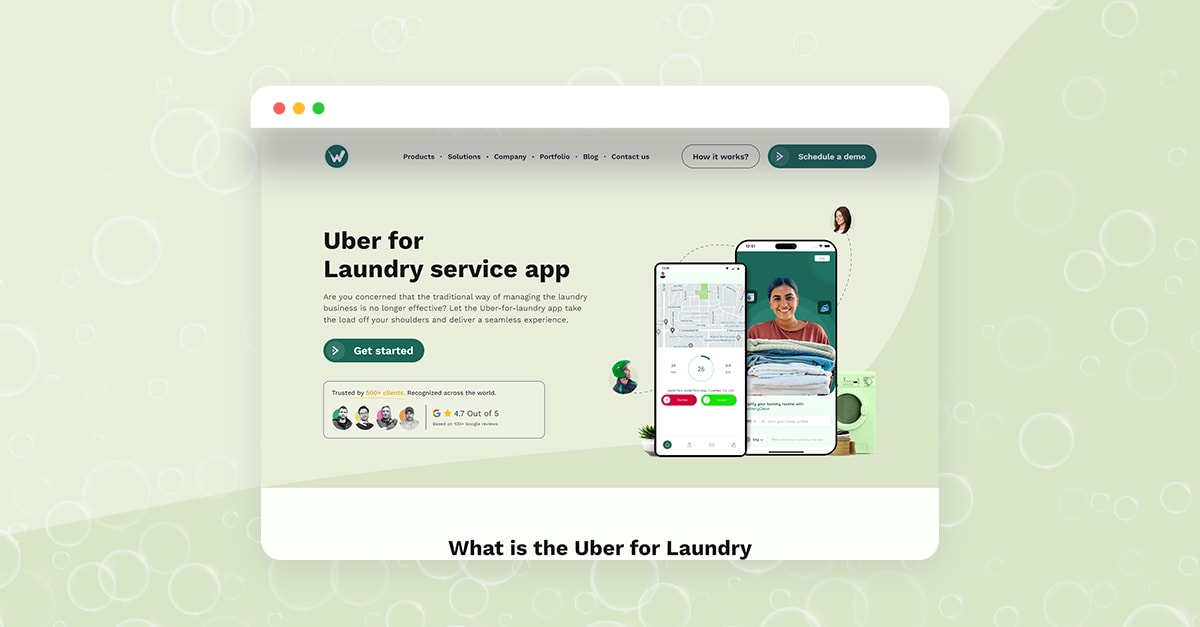 Uber for Laundry Launch your Uber like laundry app