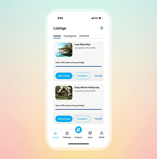 Manage all listings