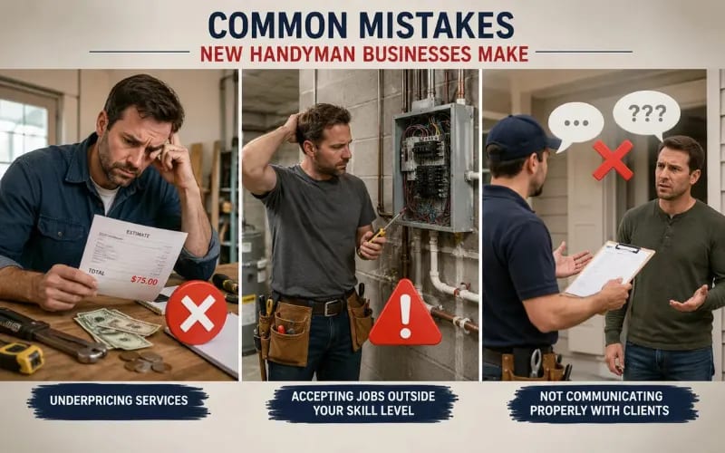 Common Mistakes New Handyman Businesses Make