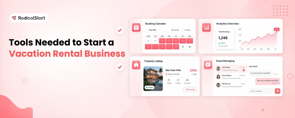 15 Tools needed to start a vacation rental business