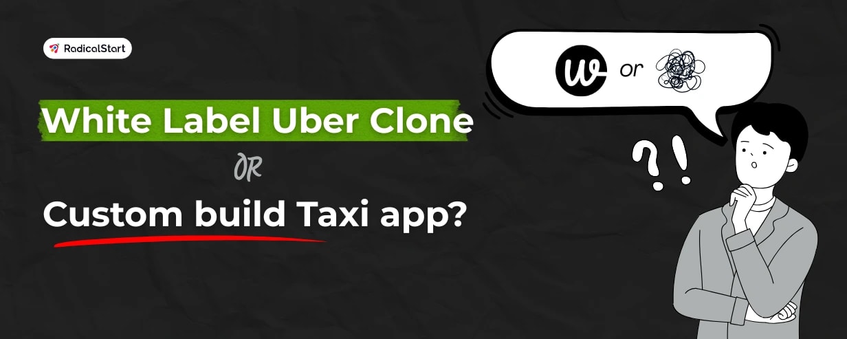 White Label vs Custom Built Taxi App: Choosing What Fits Your Business