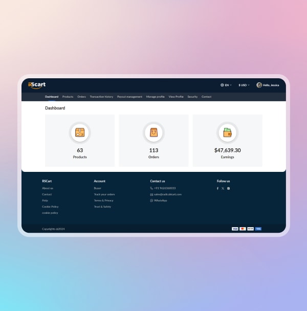 View the dashboard