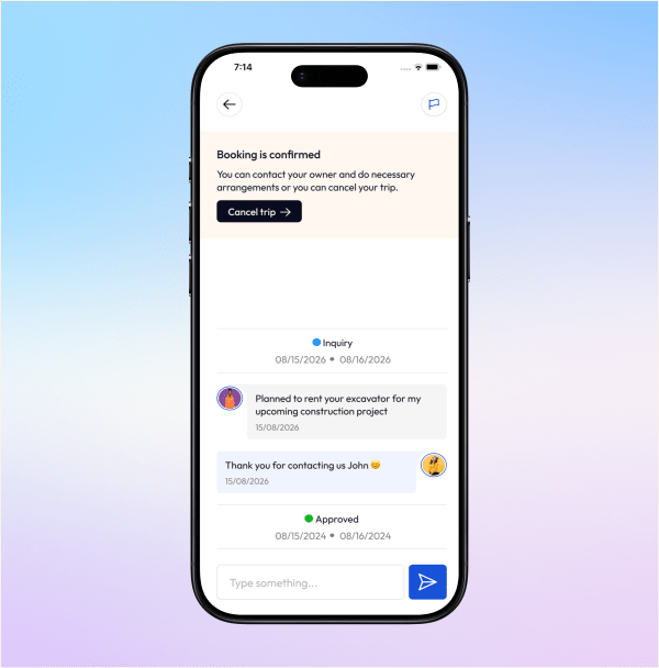 Message vendors directly