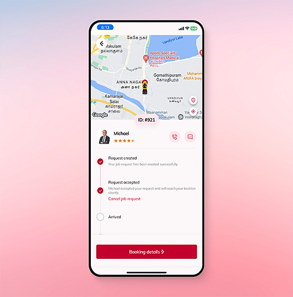 Track the job