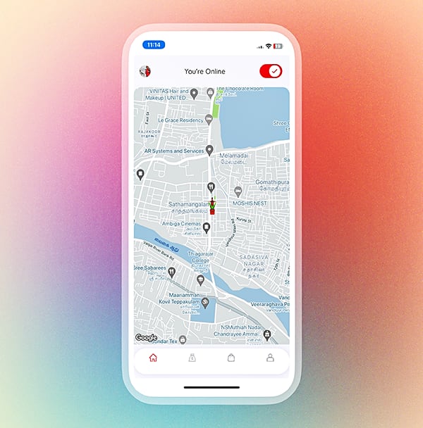 Online/offline toggle