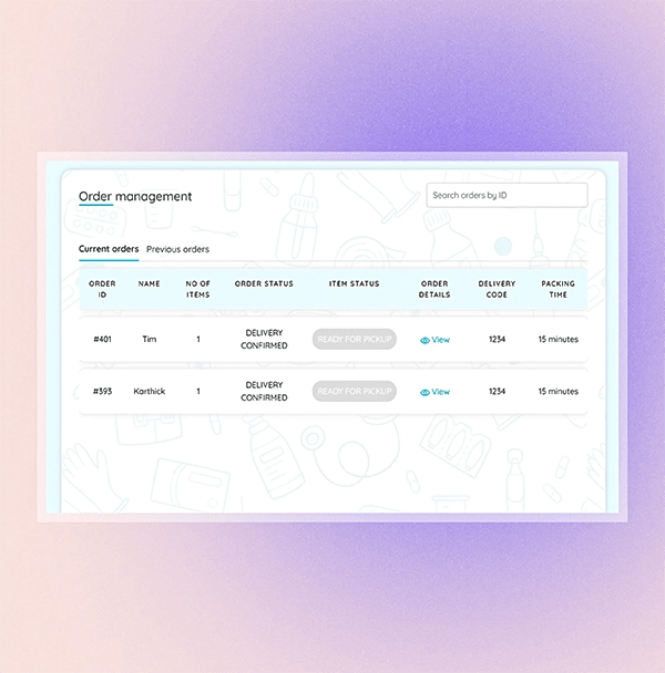 Order management