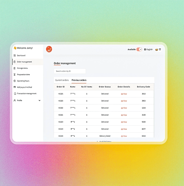 Order management