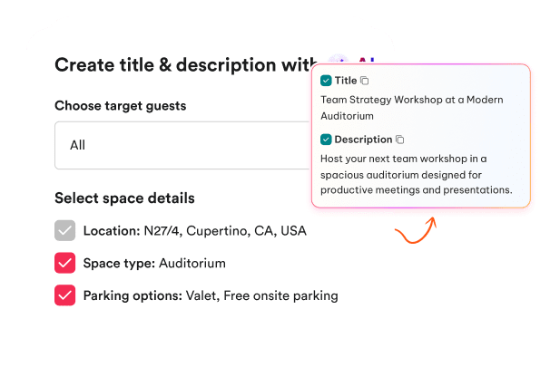 Create Listings with AI