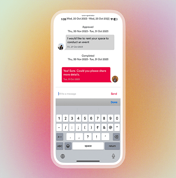 In-app messaging