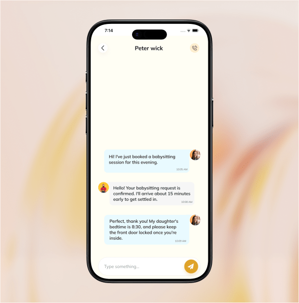 In-app chat