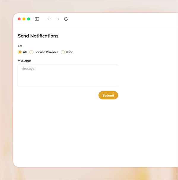 Send notifications