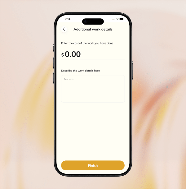 Add extra charges