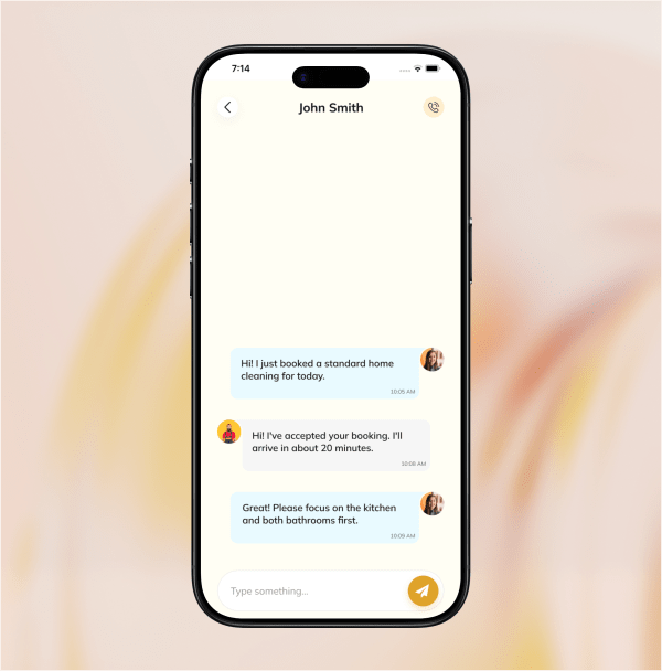 Chat with customers