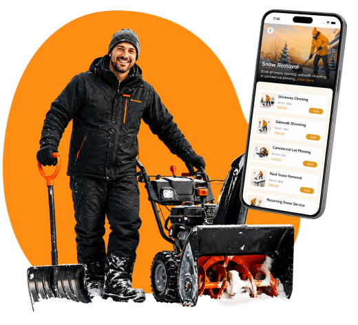 Start an on-demand snow removal business with a ready-made app