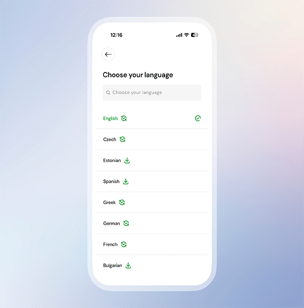 Multi-language support