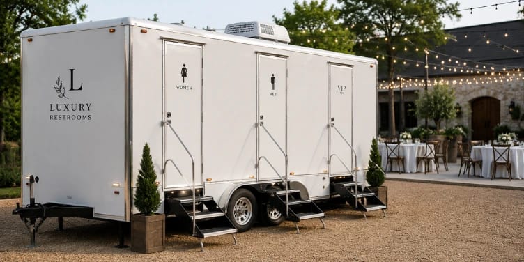 Luxury and restroom trailers