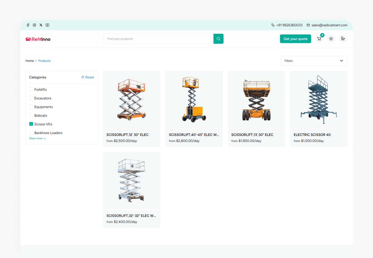 Product categories icon