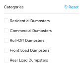 Product categories