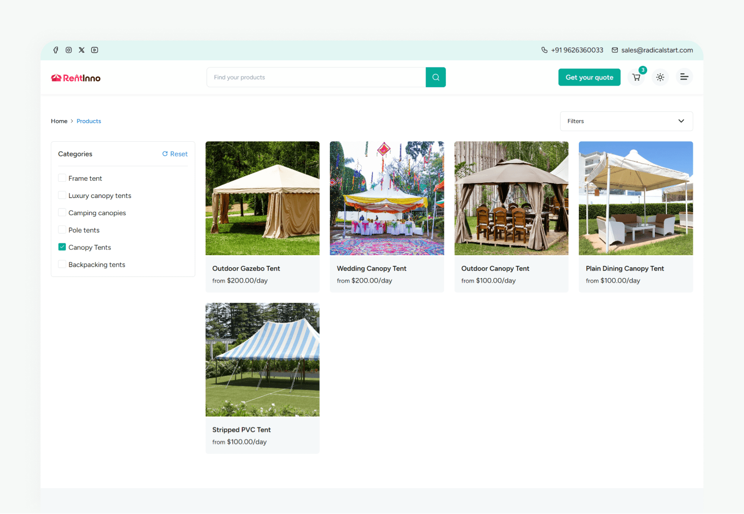 Product categories icon