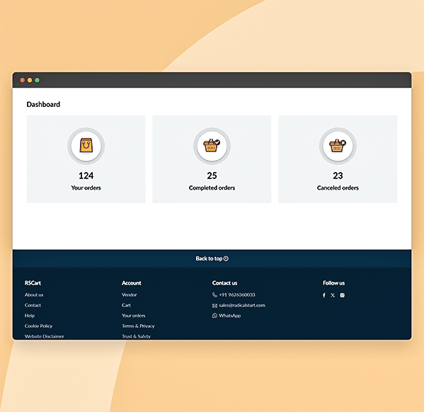 Get account overview