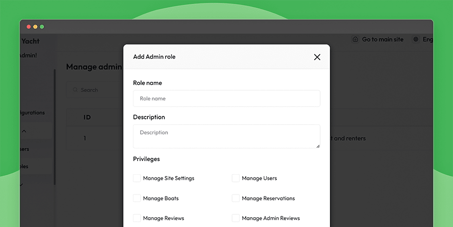 Manage sub-admins
