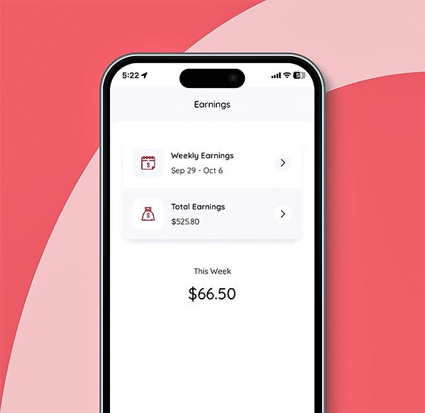 View earnings detail