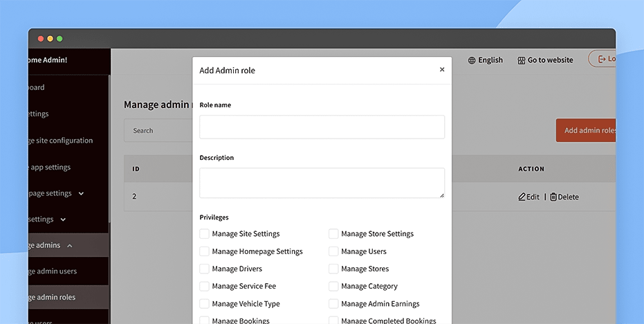 Add admin for help