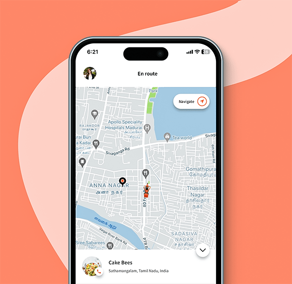Navigate to order locations