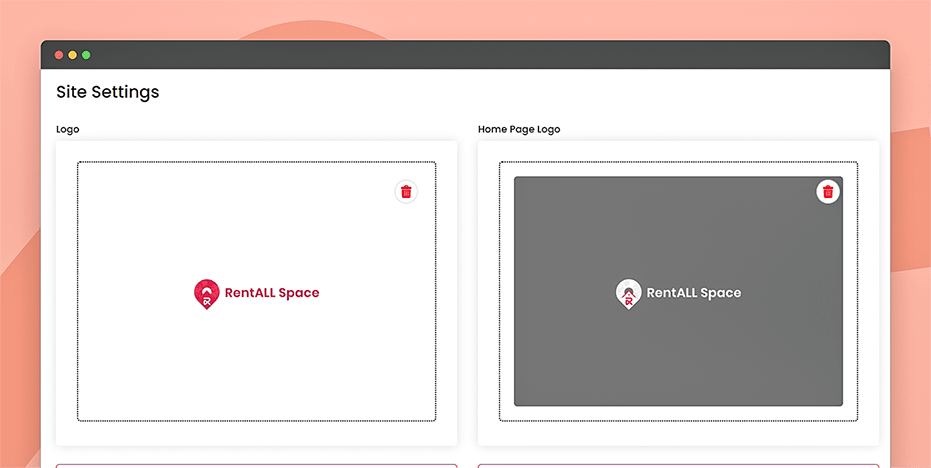 Manage site settings