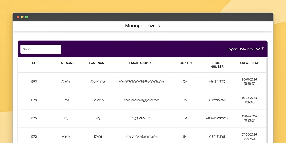 Manage delivery partners