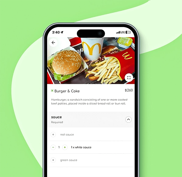 Get add-on items