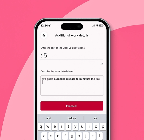 Request additional fare
