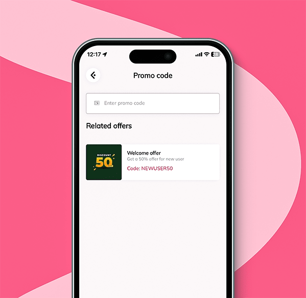 Use promo codes