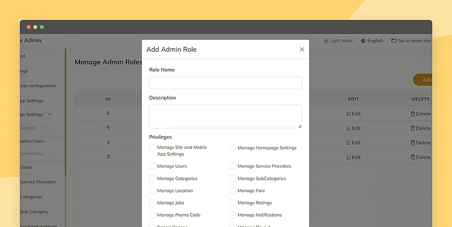 Add admins for help