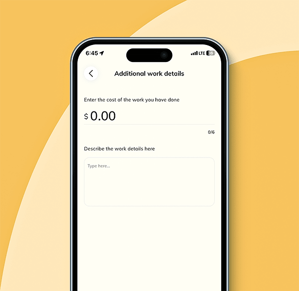 Request additional payment