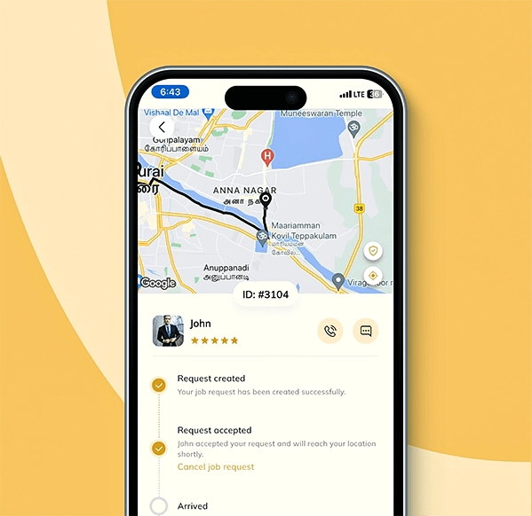 Track the job