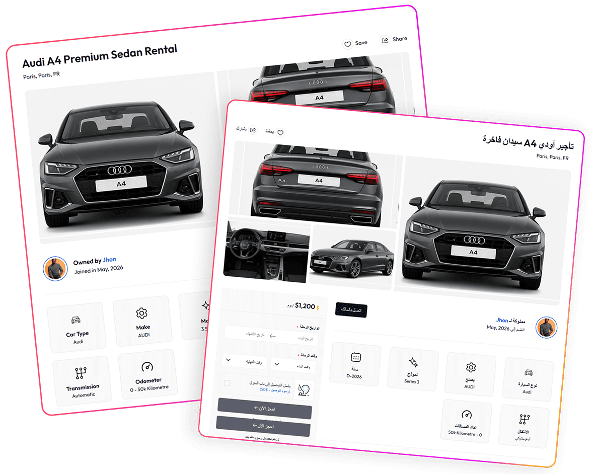 Fully multilingual web platform