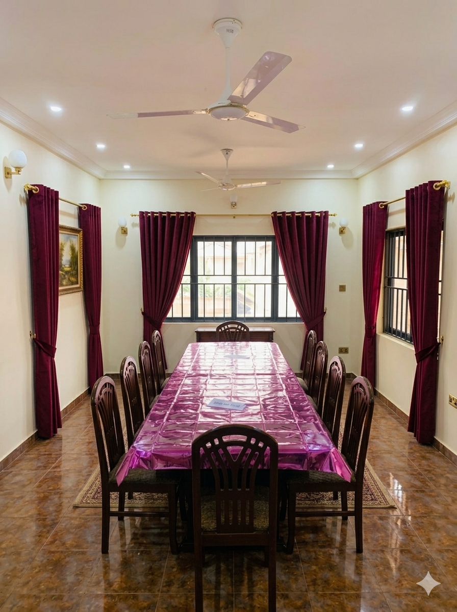 Peaceful guest room interior inviting relaxation