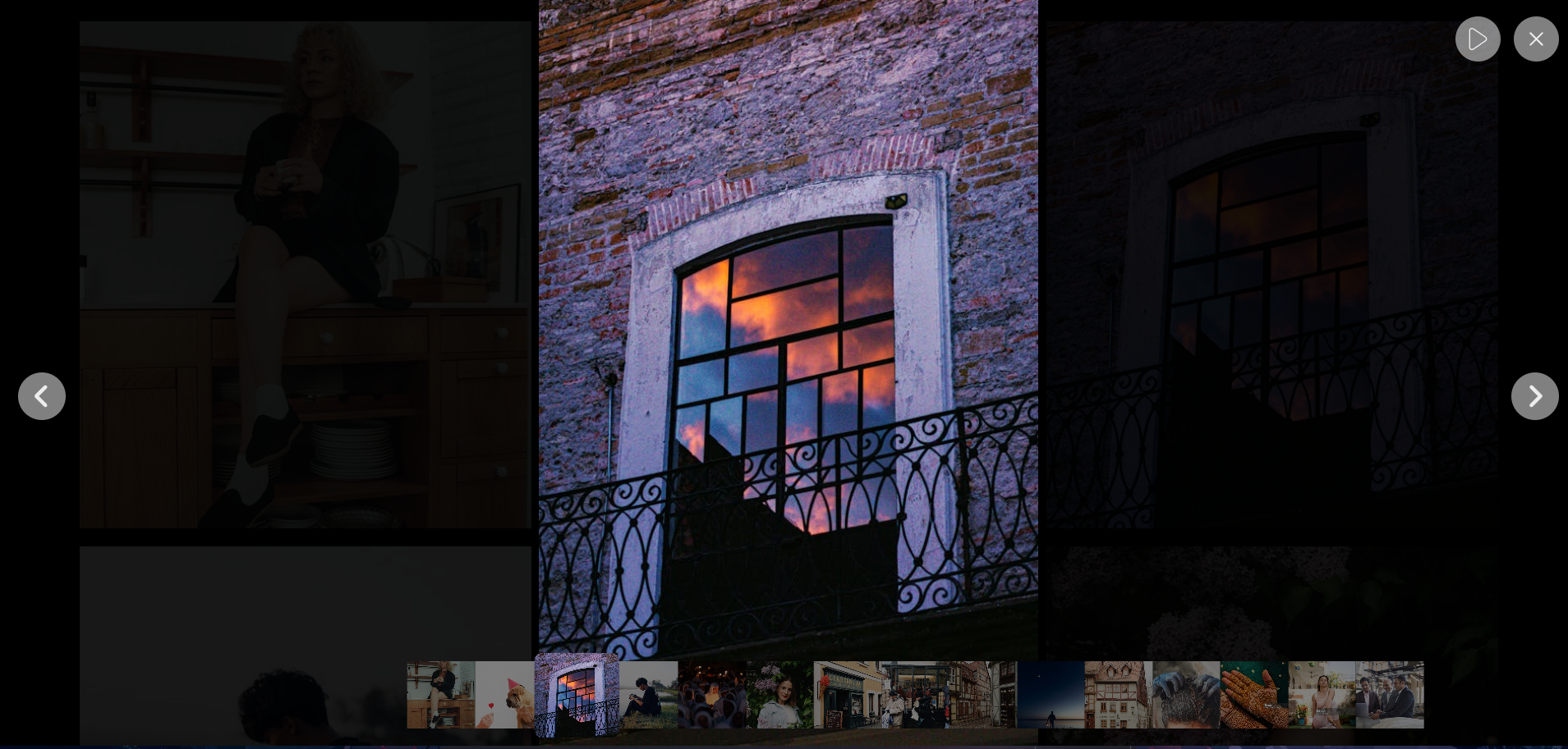 Gallery Slider UI Preview