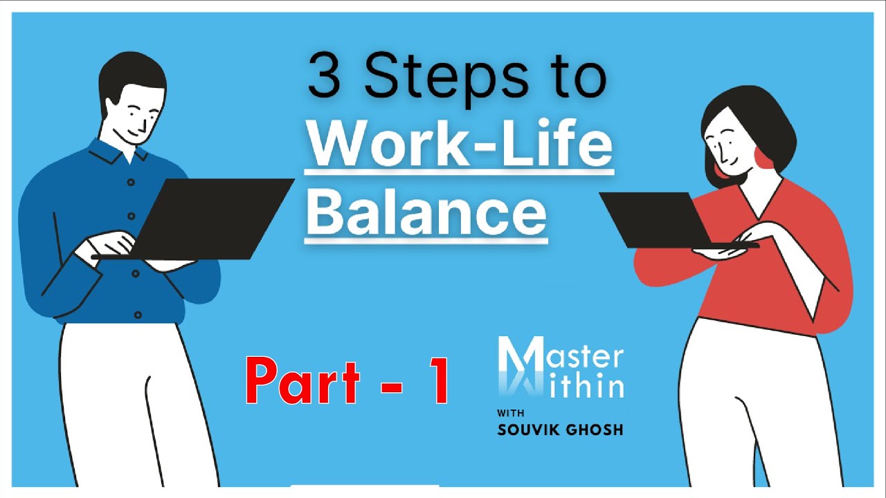 3 steps to Work Life Balance | Master Within Podcast | Souvik Ghosh | Episode 2 - Part 1