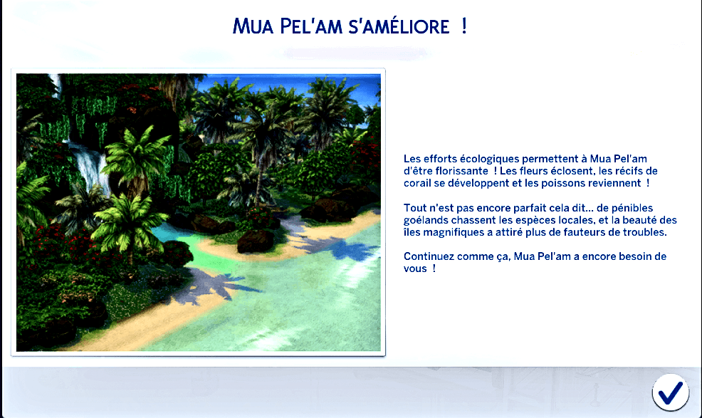 Les Sims 4 | The Castaway challenge English Sulani Mua Pel'am s'améliore Niveau 2 Challenge naufragé Istolia Sims 4