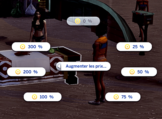 Les Sims 4 | The Castaway challenge English Les joueurs ne peuvent pas augmenter les prix sur la table de vente dans les sims 4 pour la challenge Naufragé fait par Istolia