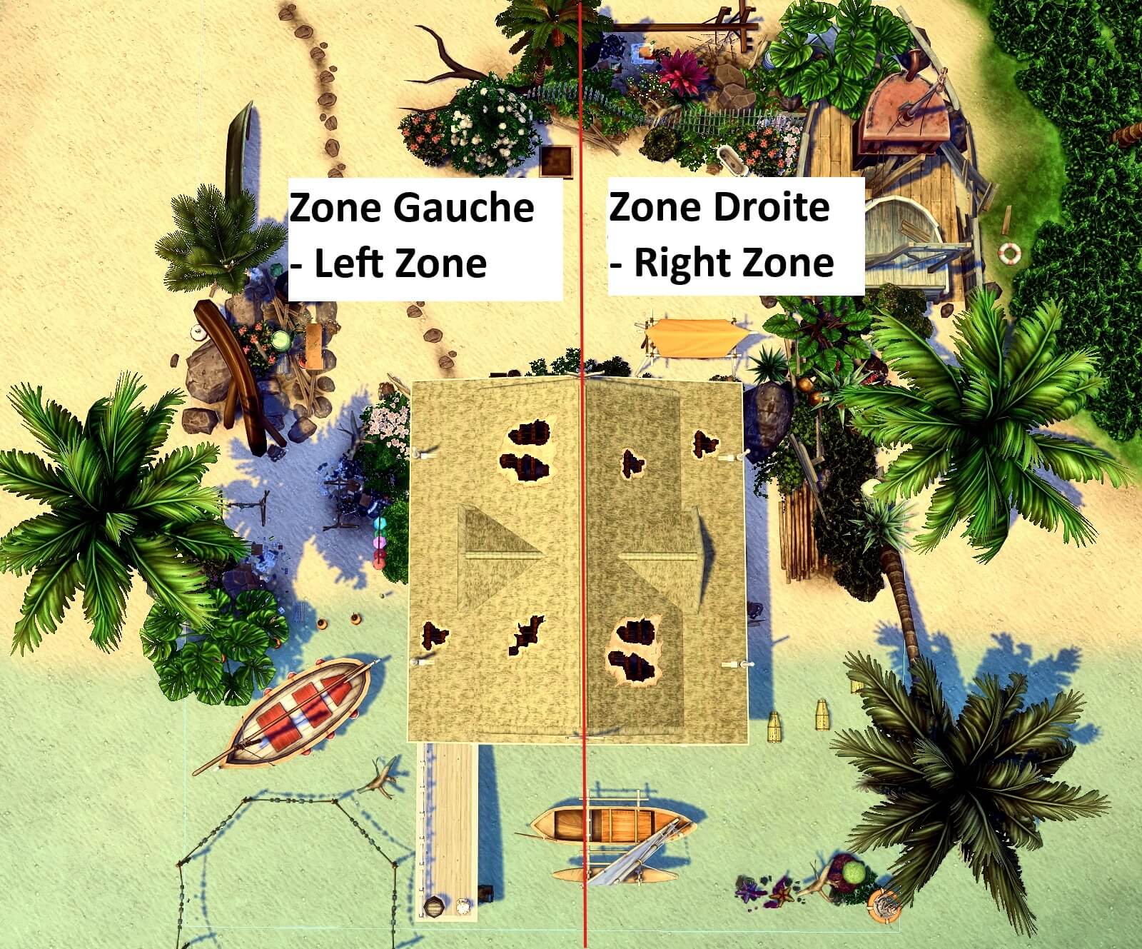 Les Sims 4 | The Castaway challenge English Divsion des endroits à nettoyer, challenge le naufragé Les Sims 4 cabane abandonnée Istolia