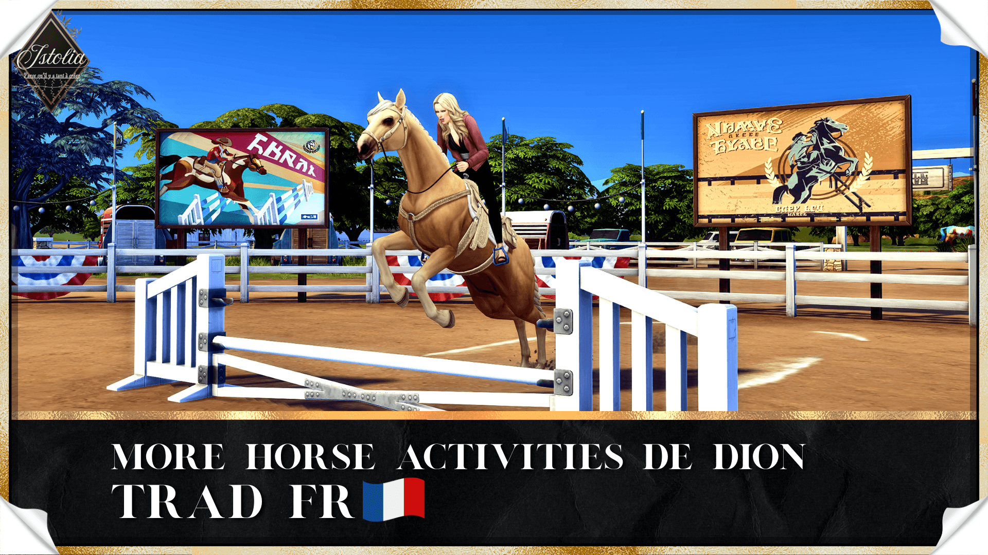 Traduction Française du mod More horse activities de la moddeuse Dion