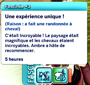 Fasciné belle balade à cheval