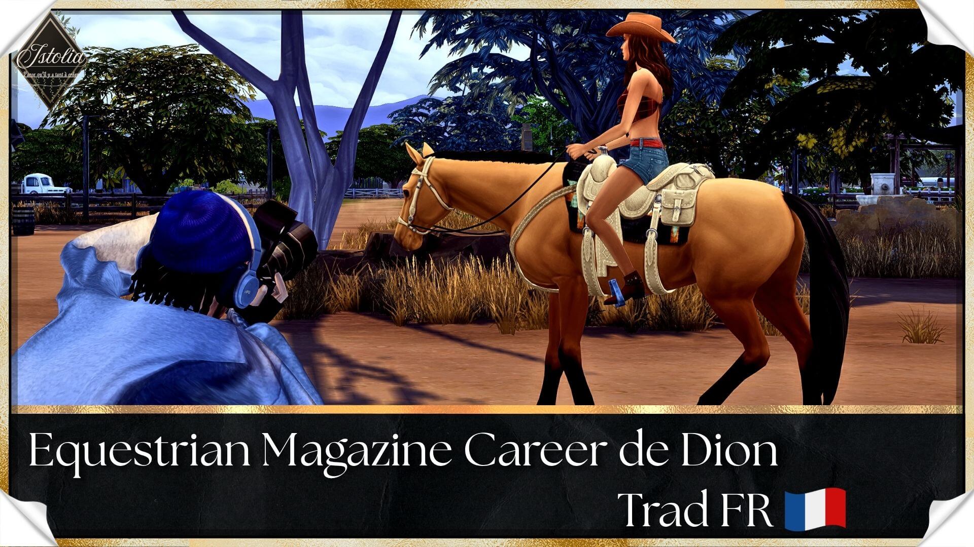 Traduction FR Equestrian Magazine (Magazine équestre) de Dion traduit par Istolia Sims 4
